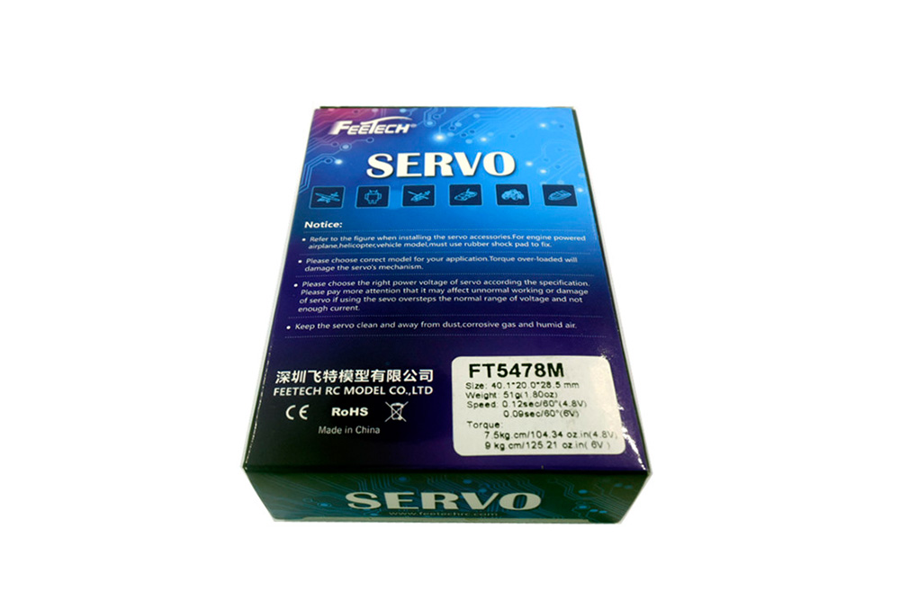 Product Name：6V 9kg/cm Digital ServoFT5478M