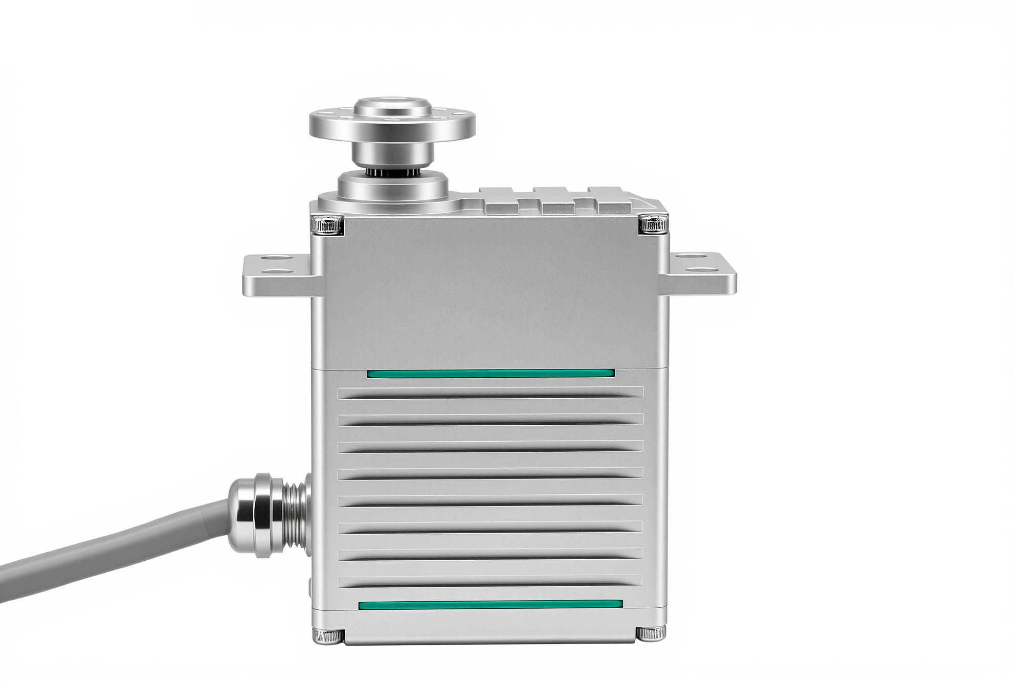 12V 265kg.cm Steel Gear Brushless Motor 180 Degree Servo