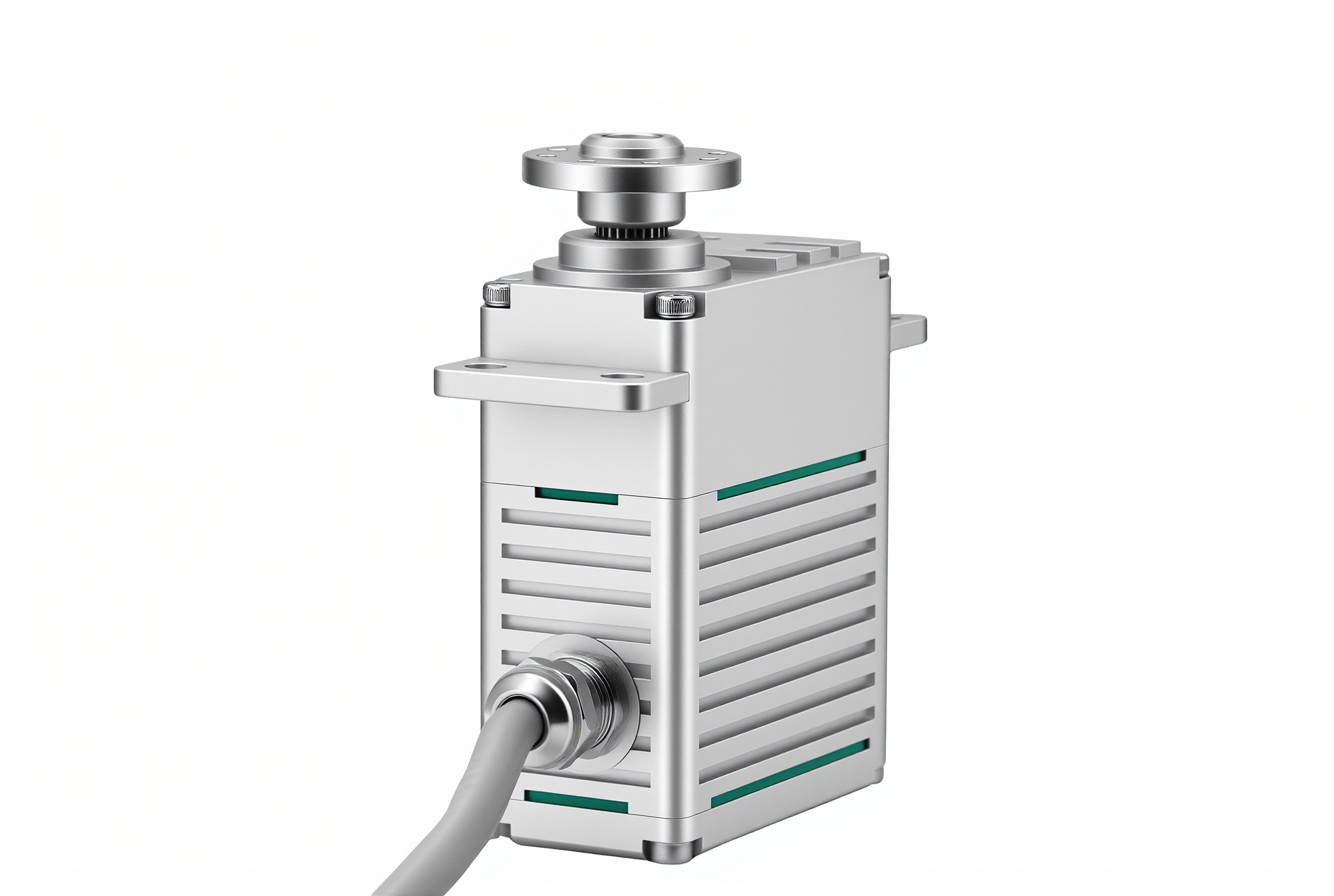 12V 265kg.cm Steel Gear Brushless Motor 180 Degree Servo