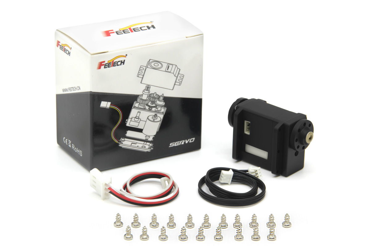 6V 4.5 kg 360° Magnetic Encoders Double Shaft Serial Bus Servo