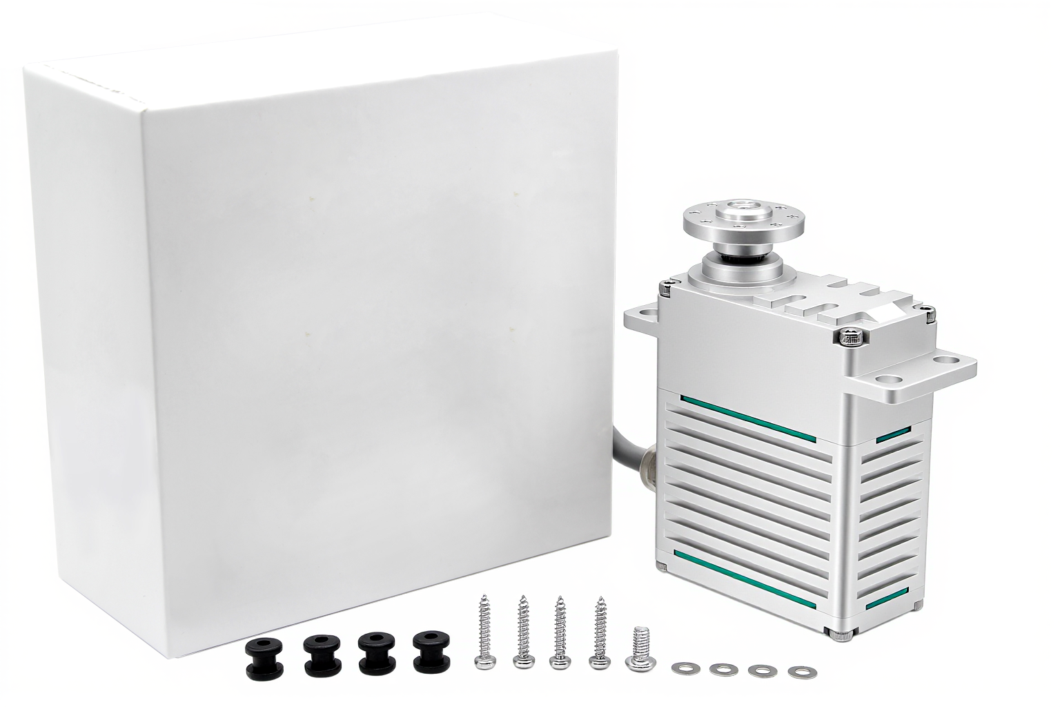 12V 265kg.cm Steel Gear Brushless Motor 180 Degree Servo