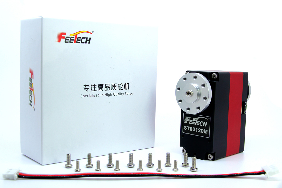 12V 120KG Metal Shell Metal Gear Coreless Motor Dual-axis TTL Serial Bus Servo