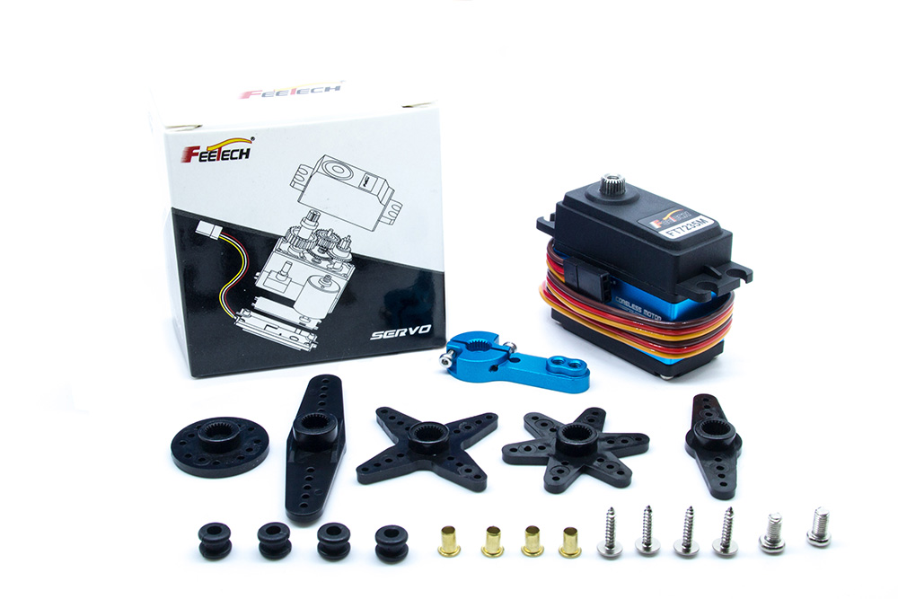 7.4V 35kg.cm铝中壳180度钢齿舵机