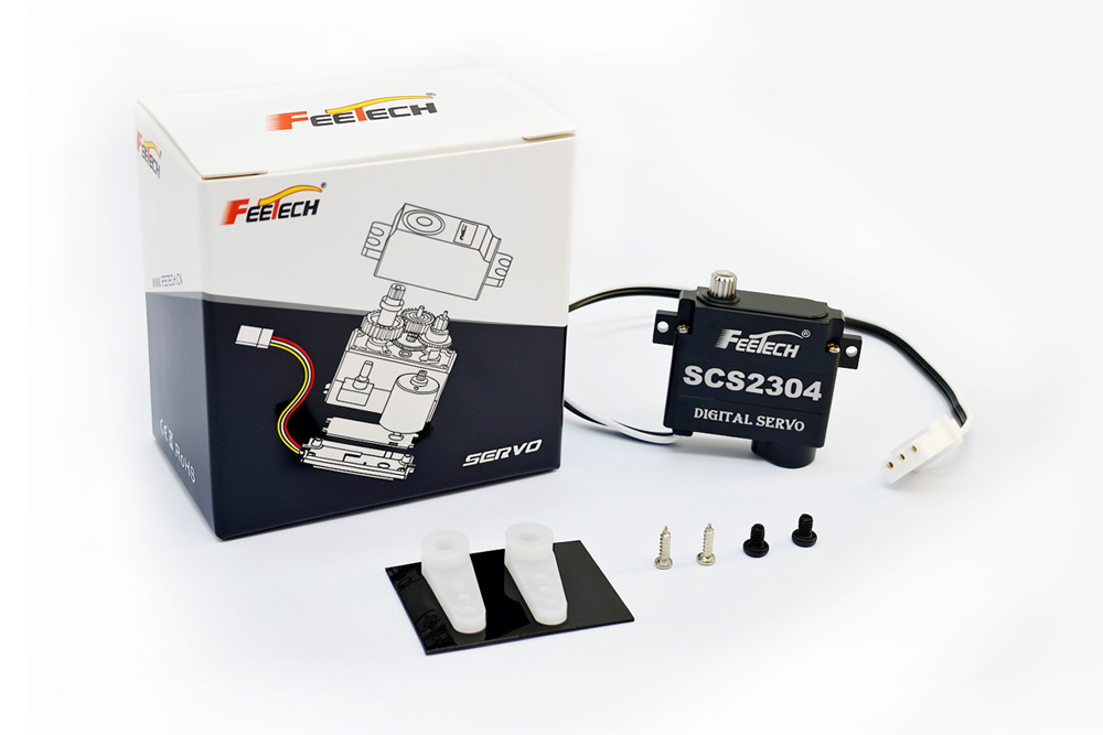 6V 3.0kg·cm Aluminum Case Steel Gear Coreless Serial Bus Servo